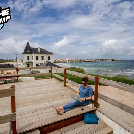 דירה Estudios Lagido - Peniche Surf Camp Working Space & Surf פרל